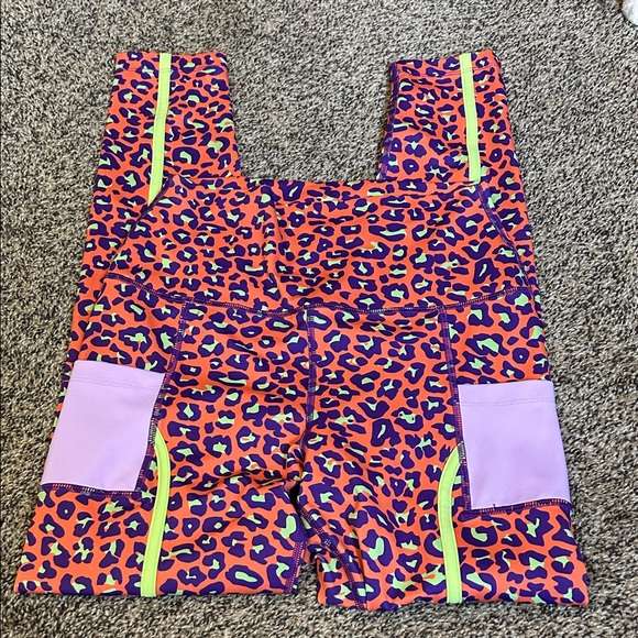 Peloton Pants - Peloton Neon Leopard Print Leggings